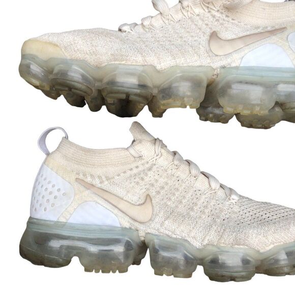 Rare 2017 Nike Air VaporMax 2 Light Cream Size 8W - Picture 9 of 16
